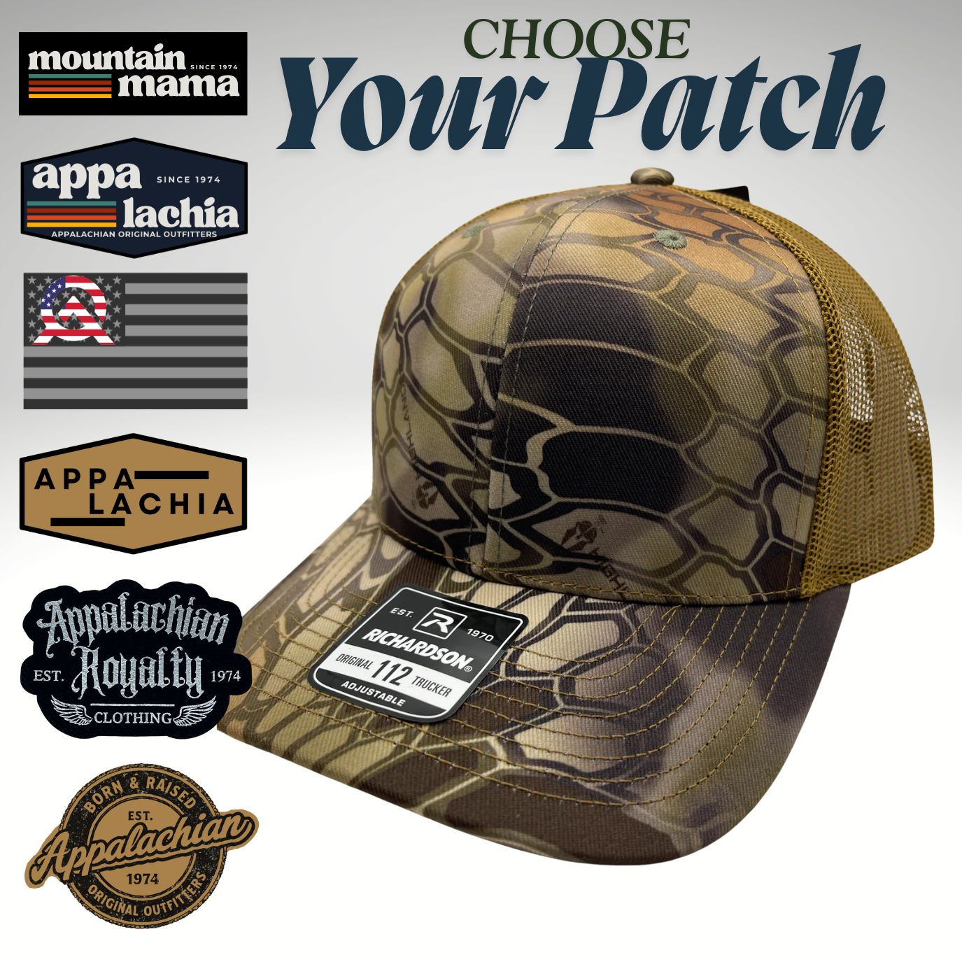 Richardson Camo Mesh